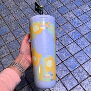 Starbucks hot cold pixel artsy tumbler